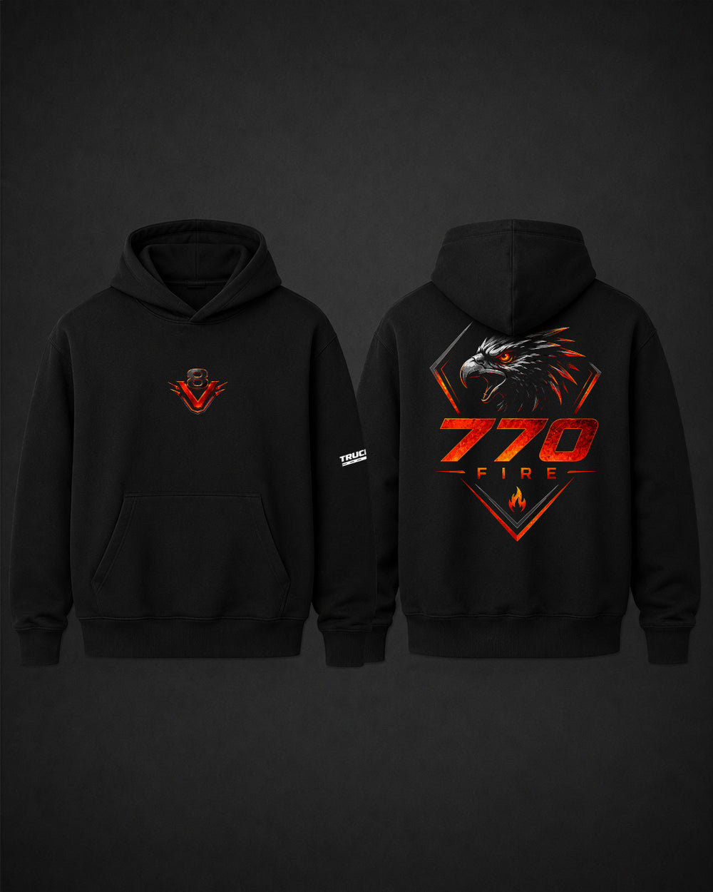 770 Fire Felpa